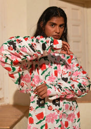 Jardin Spray Shirt Dress