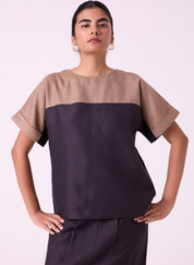 Jiku Colourblocked Top