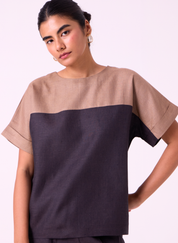 Jiku Colourblocked Top