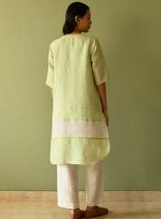 Jira Pleated Stripe Kurta