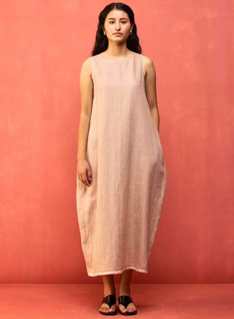 Juro Stripe Parabola Dress