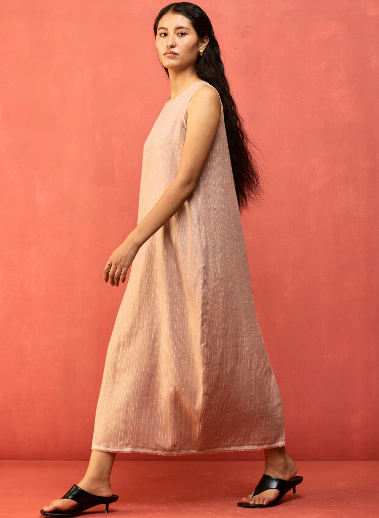 Juro Stripe Parabola Dress