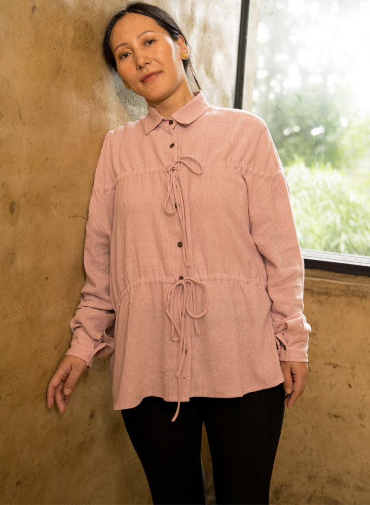 Drawstring Tie Shirt