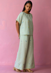 Kanni Hand Embroidered Set