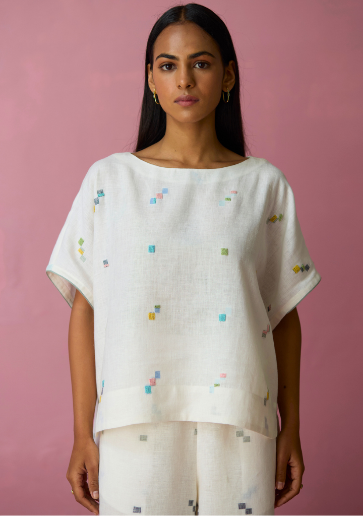 Kanni Hand Embroidered Top