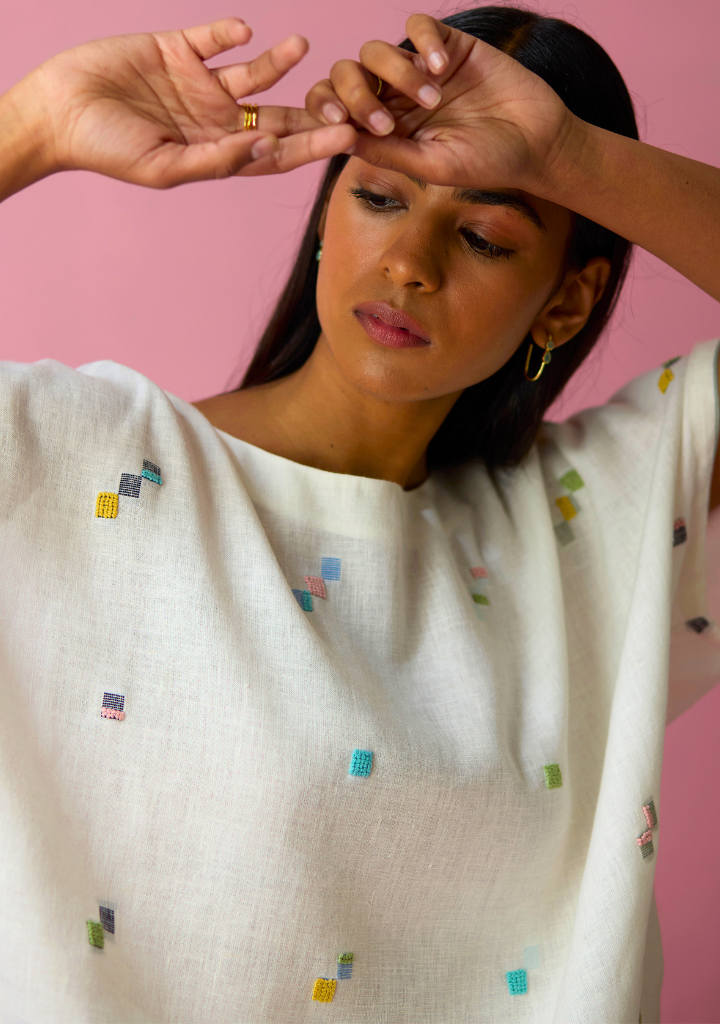 Kanni Hand Embroidered Top