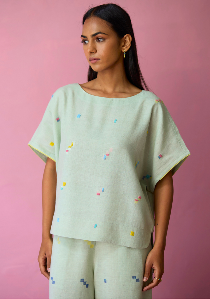 Kanni Hand Embroidered Set