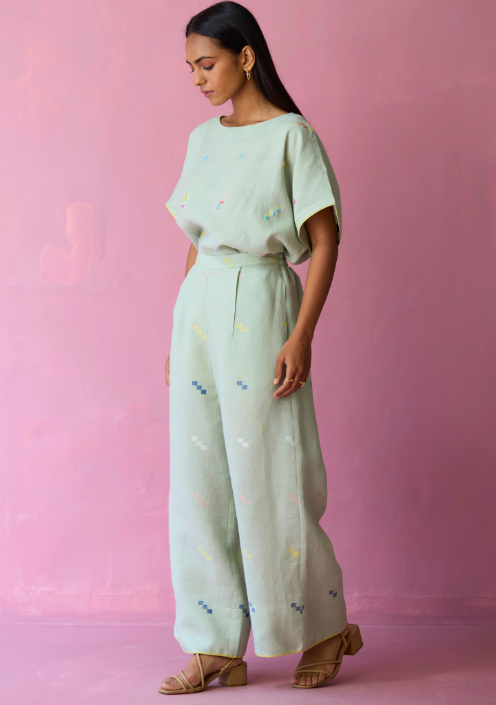 Kanni Hand Embroidered Set