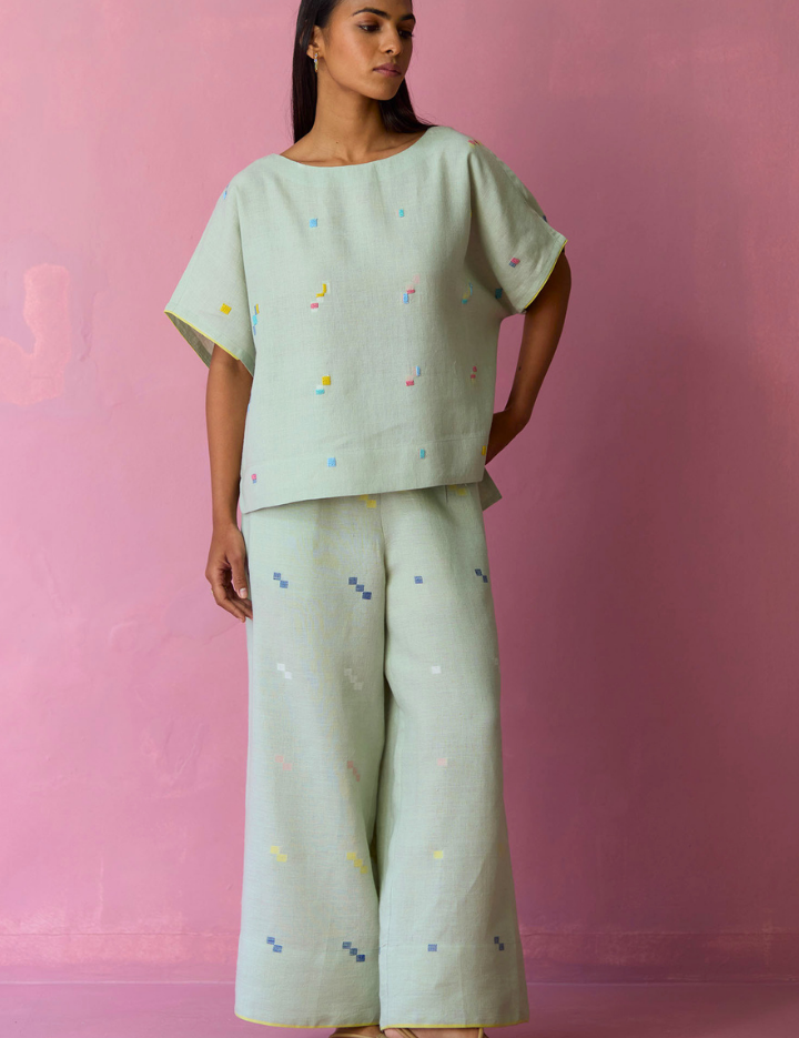 Kanni Hand Embroidered Set