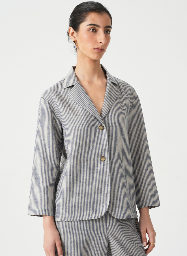 Kasane Striped Jacket