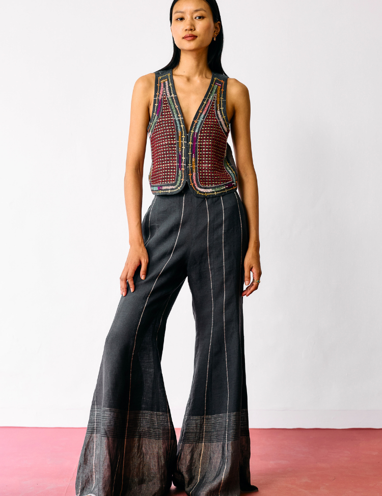 Kaya Embroidered Vest