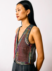 Kaya Embroidered Vest