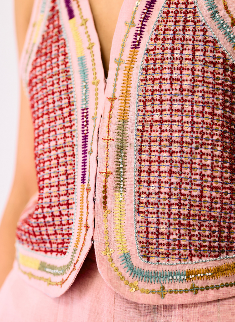 Kaya Embroidered Vest