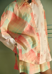 Kelly Bias Panelled Shirt