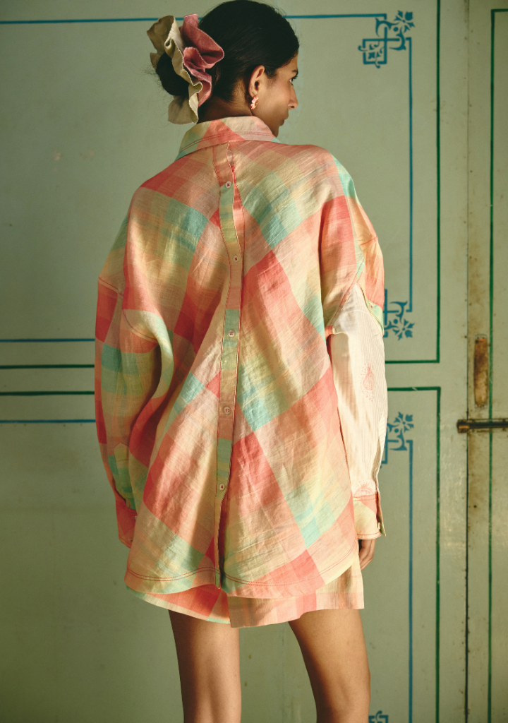 Kelly Bias Panelled Shirt