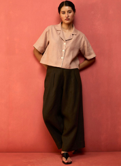 Kiera Cuban Collar Shirt