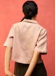 Kiera Cuban Collar Shirt