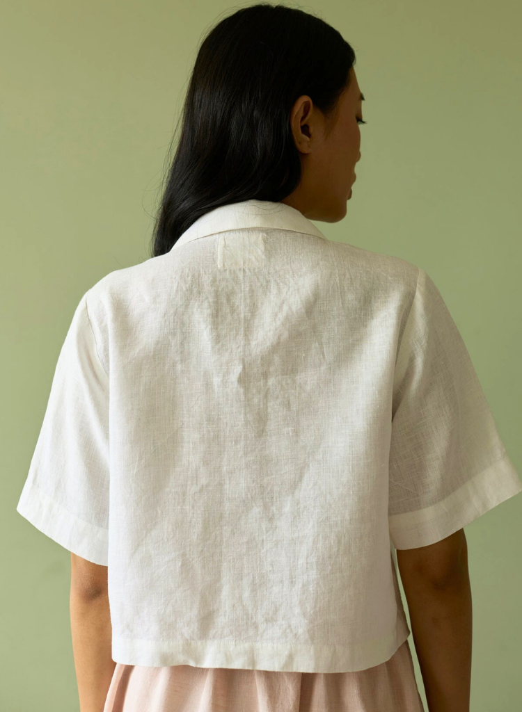 Kiera Cuban Collar Shirt