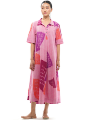 Kiku Collared Maxi Dress