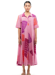 Kiku Collared Maxi Dress