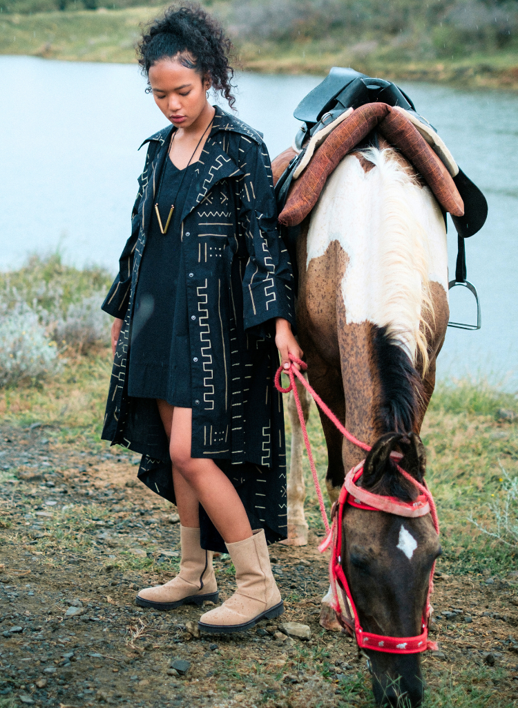 Kobe Mud Print Trench