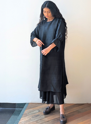 Kohl Broad Pleat Silk Set