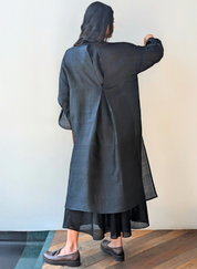 Kohl Broad Pleat Silk Set