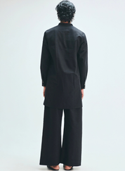Kohl Pleated Yoke Kurta
