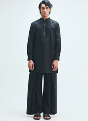 Kohl Pleated Yoke Kurta
