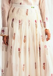 Kulfi Pleated Skirt