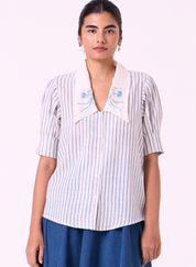 Kumo Embroidered Top