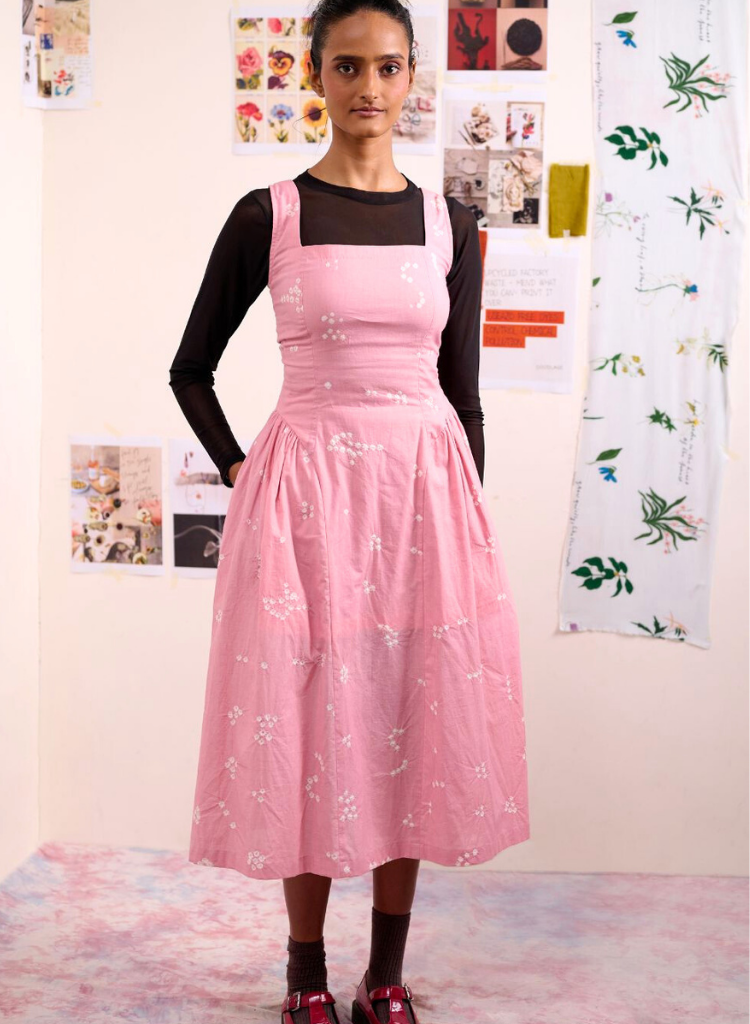 Kyren Dress Bandhani