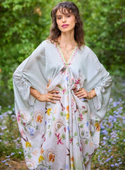 Lagoon Silk Kaftan