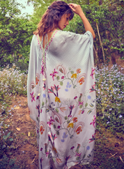 Lagoon Silk Kaftan