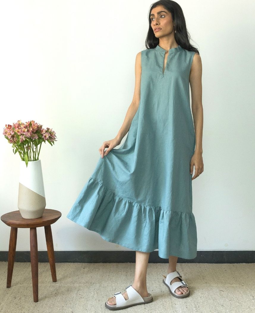 Laid Back Gathered Dress