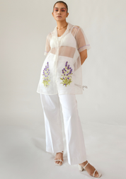 Lavender Postcard Shirt