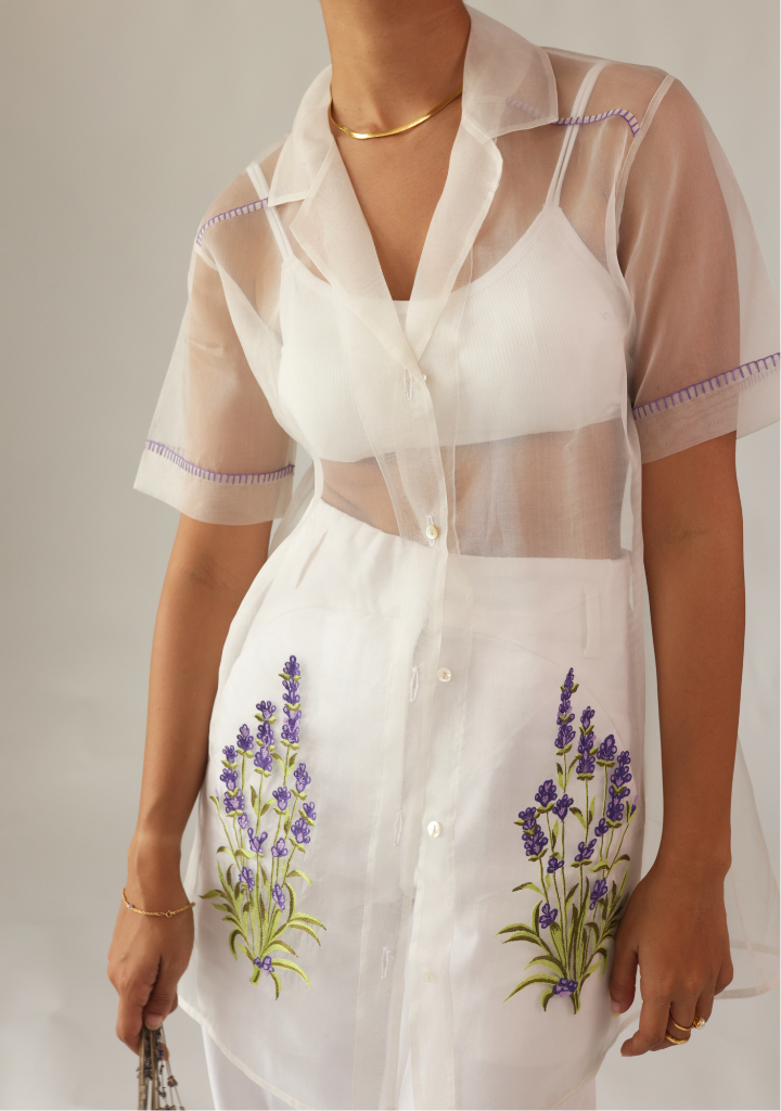 Lavender Postcard Shirt