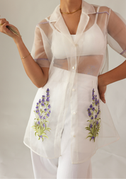 Lavender Postcard Shirt