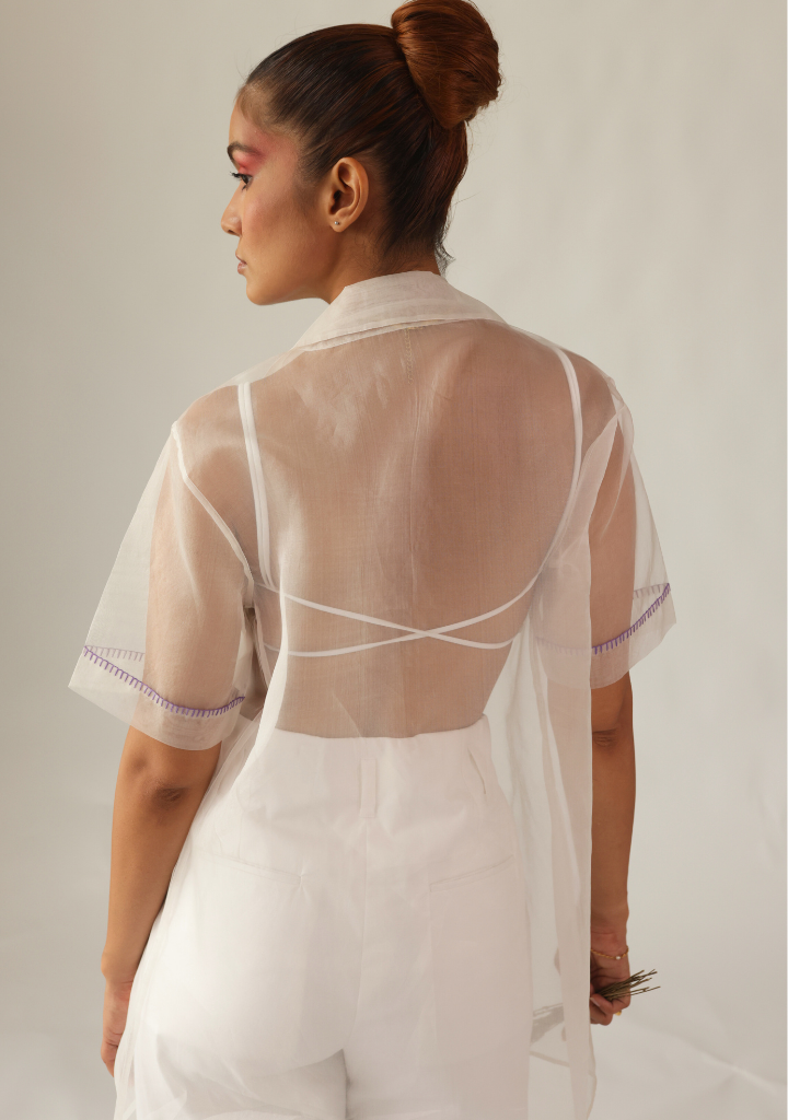 Lavender Postcard Shirt