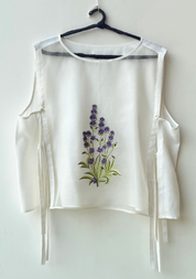 Lavender Tie-Up Top