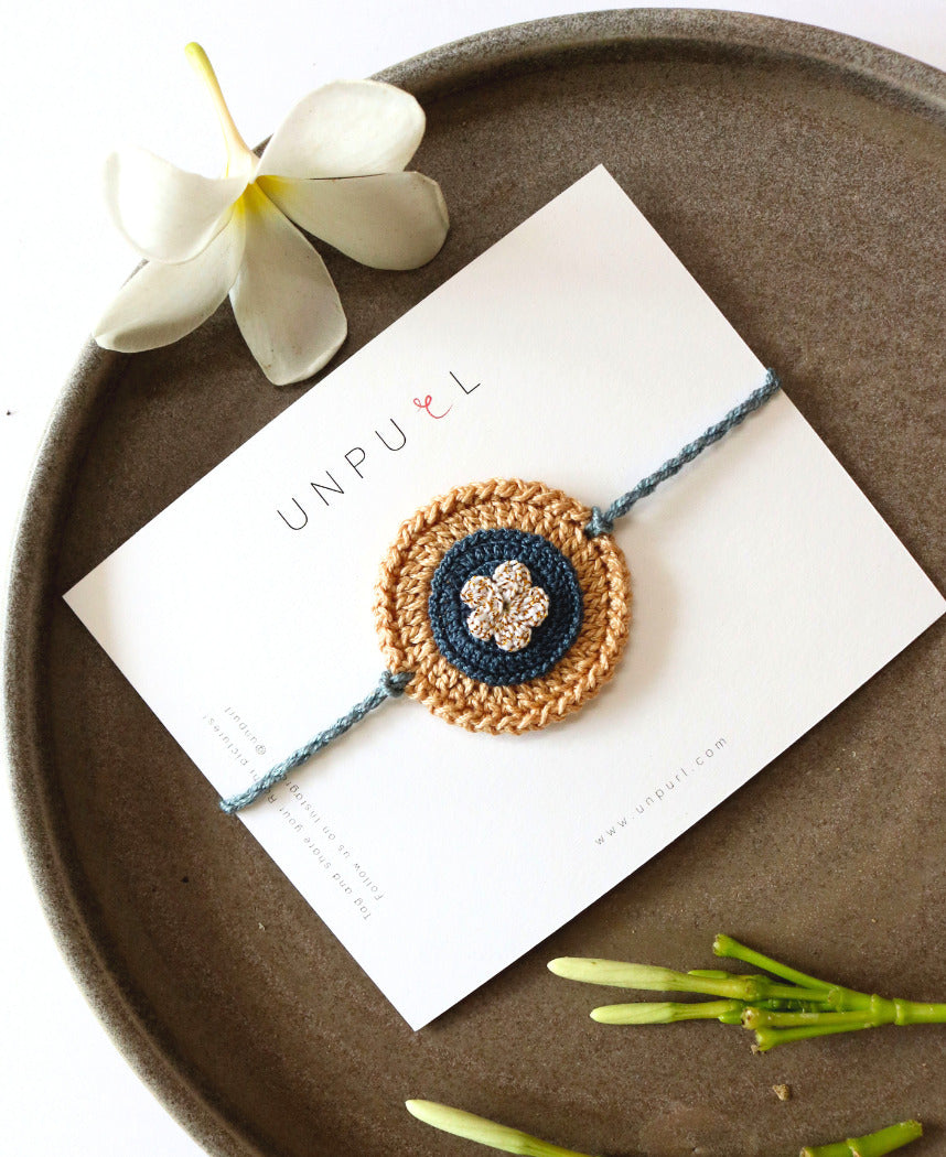 Layered Floral Rakhi