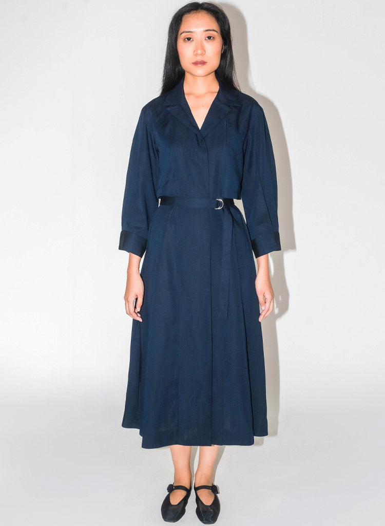 Layered Trench Dress