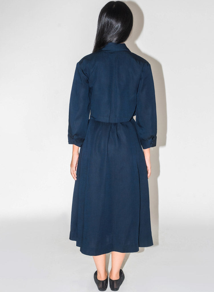 Layered Trench Dress