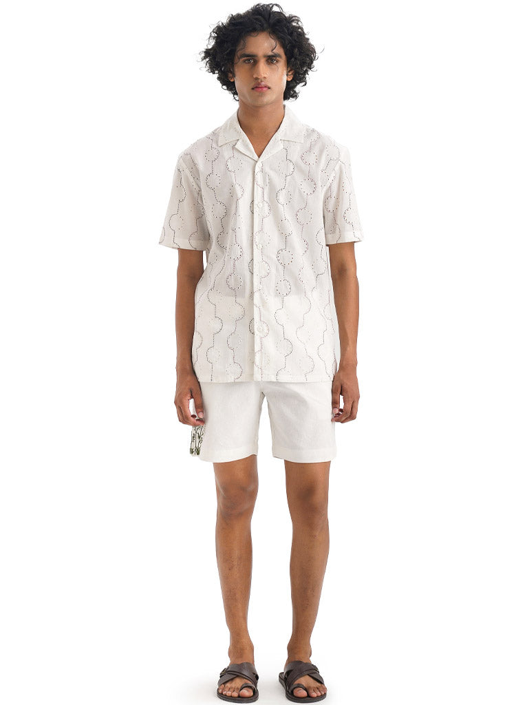 Le Surreau Embroidery Shorts