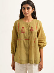 Lea Embroidered Top