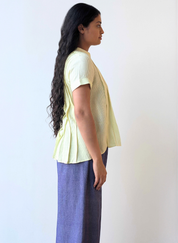 Lemon Pleat Shirt