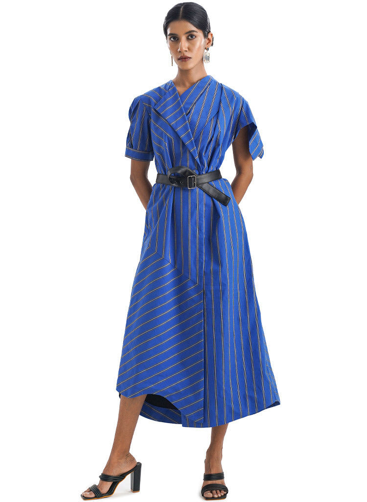 Les Facettes Draped Dress