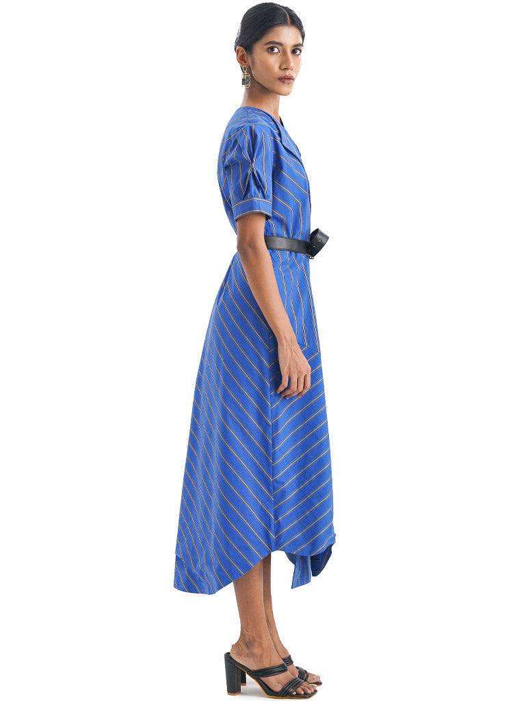 Les Facettes Draped Dress