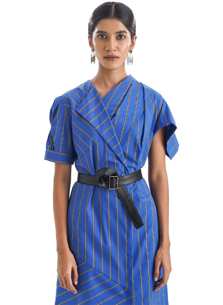 Les Facettes Draped Dress