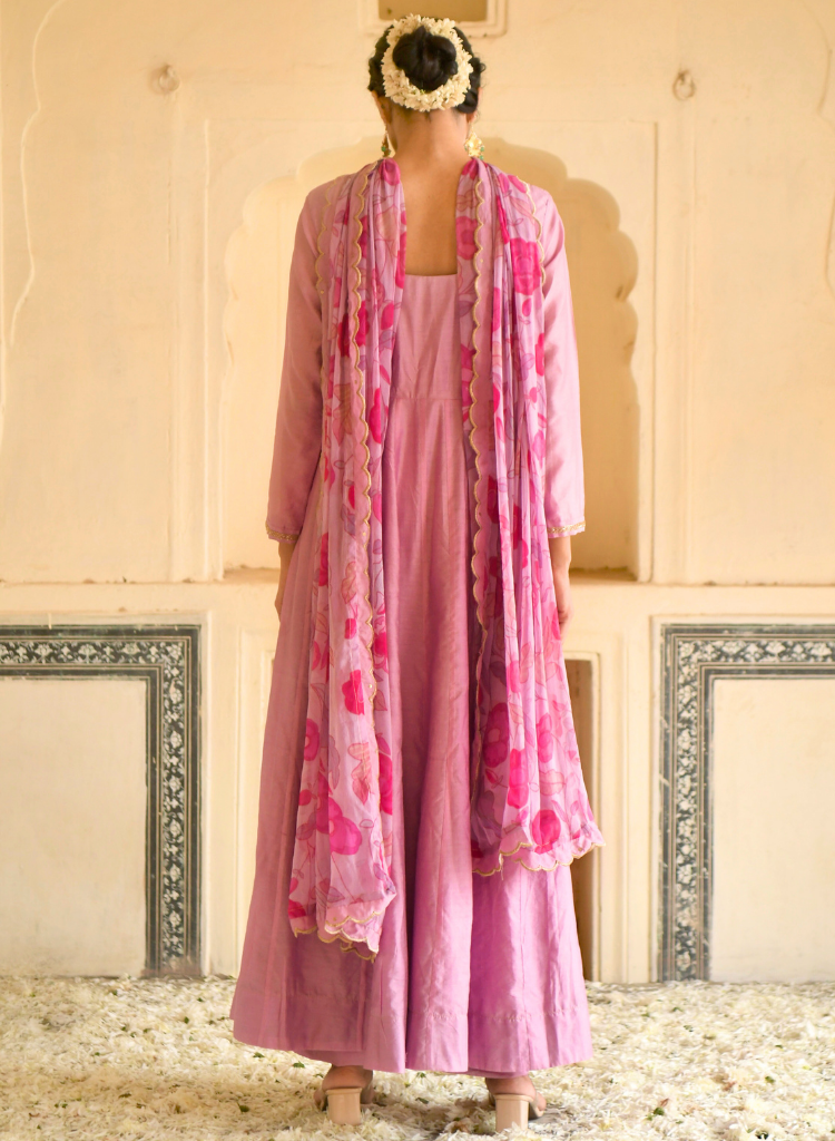 Lilac Mauve Kurta Set